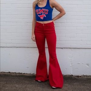 Red Bell Bottoms